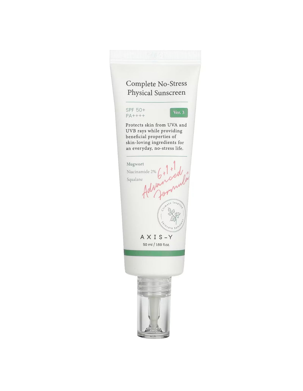 AXIS-Y Complete No-Stress Physical Sunscreen SPF50واقي شمس فيزيائي