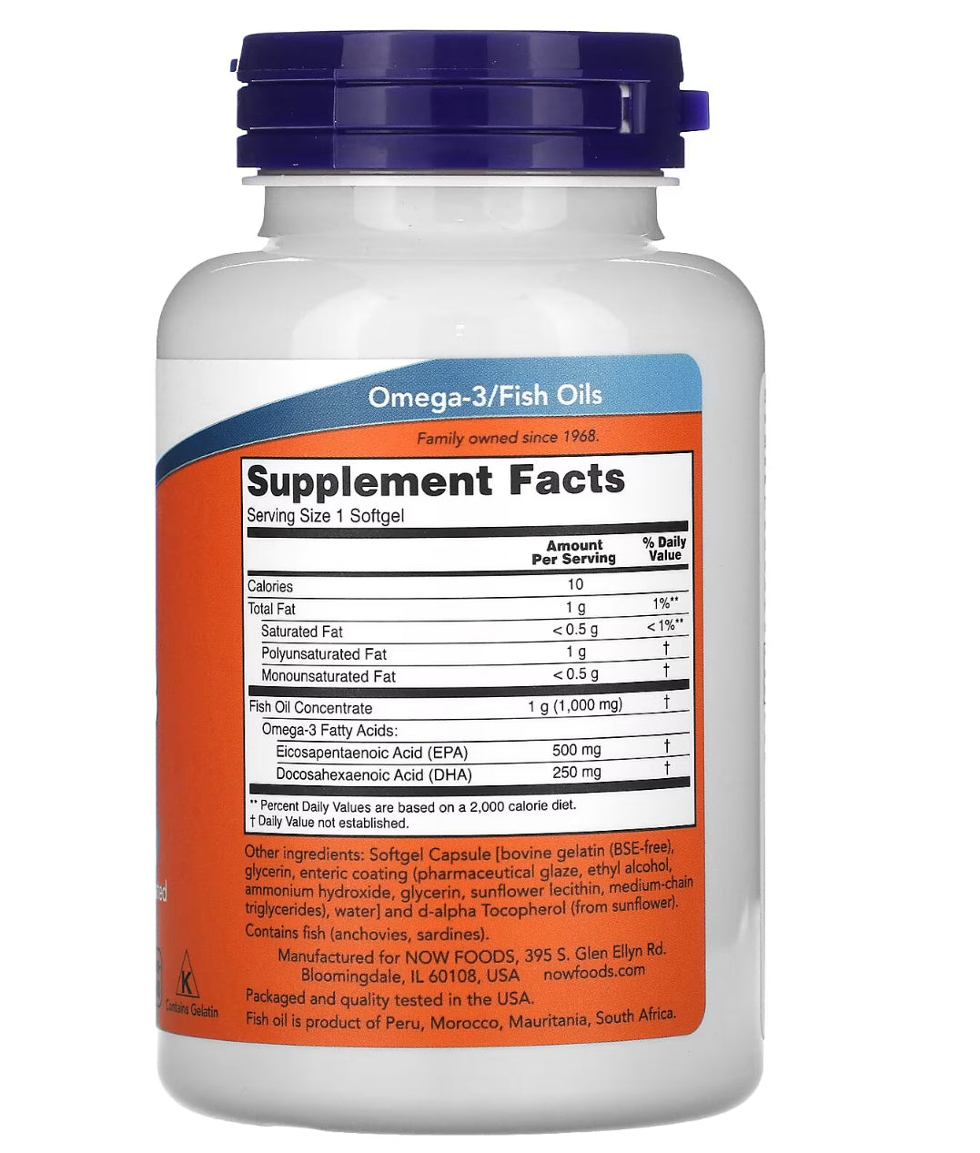 Ultra omega 3 fish oil زيت السمك معزز بأوميغا 3 ,90 كبسولة