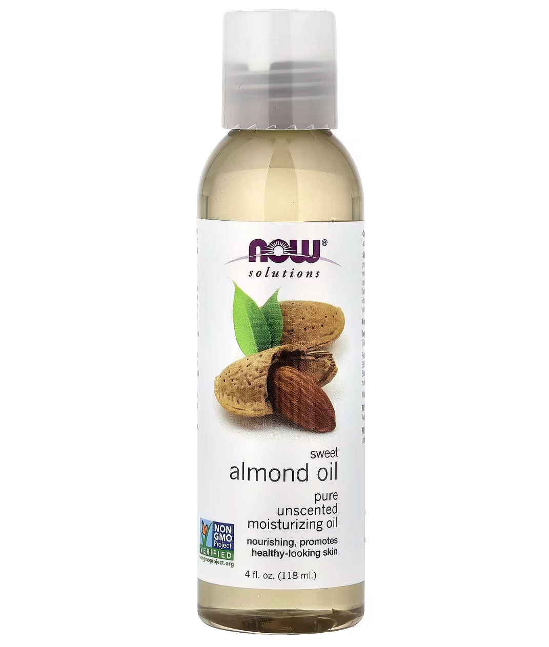 (Copy) زيت اللوز الحلو من NOW Foods (Solutions Sweet Almond Oil – بدون عطر)
118 مل