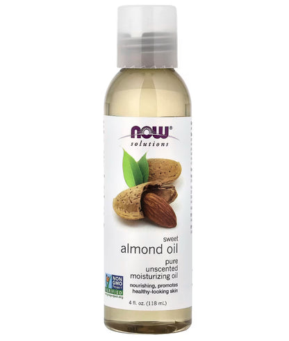 (Copy) زيت اللوز الحلو من NOW Foods (Solutions Sweet Almond Oil – بدون عطر)
118 مل
