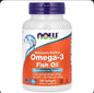 زيت السمك الغني ب اوميغا-3 , 1000 ملجم, 100  omega -3 كبسولة