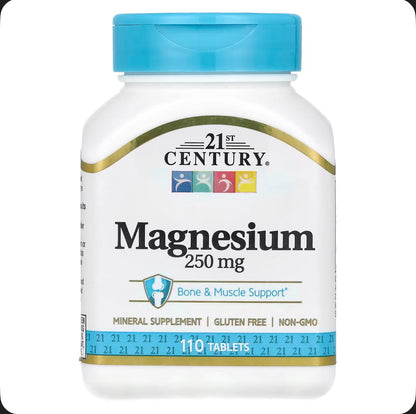 Magnesium 250 mg من 21 st Century ( مغنيسيوم )
