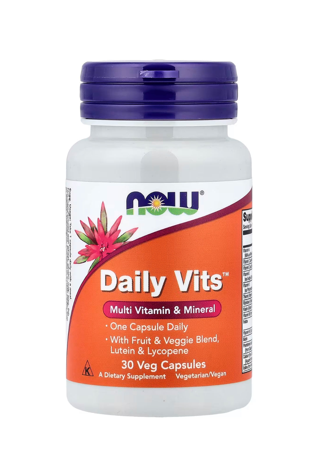 Daily vits متعدد الفيتامينات والمعادن  ,30 كبسولة