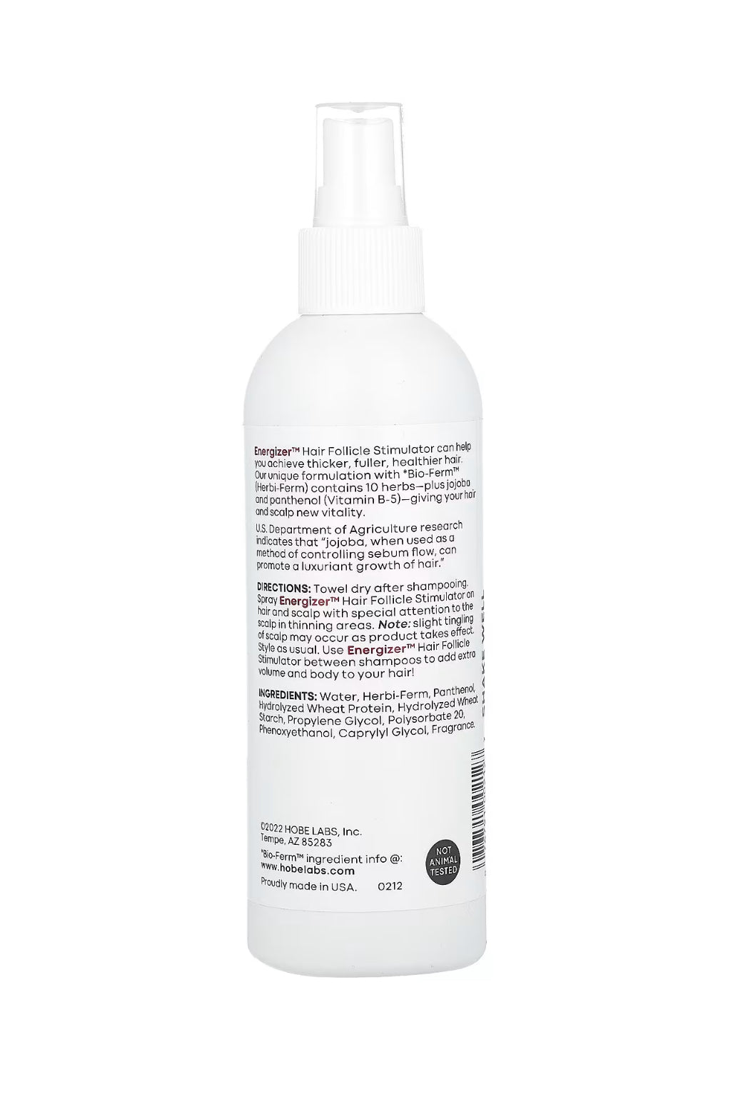 هوب لابس
Energizer Hair Follicle Stimulator، 8 أونصة سائلة
(237 مل)